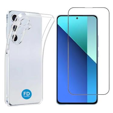 Imagem de Kit Capa Capinha Anti-Impacto Premium Transparente + Película de Vidro 3D para Samsung Galaxy M55.