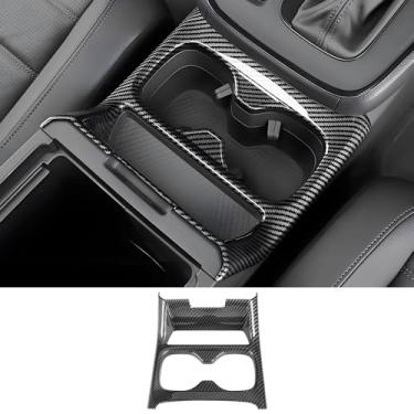 Imagem de LUNQIN Painel de acabamento do suporte de copo dianteiro do console central do carro para Honda CRV 2023 2024 2025 e CR-V híbrido 2023-2025 acessórios de decoração de interiores automotivos capa de
