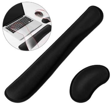 Imagem de Apoio Punho E Pulso Teclado Suporte Ergonomico Kit Espuma