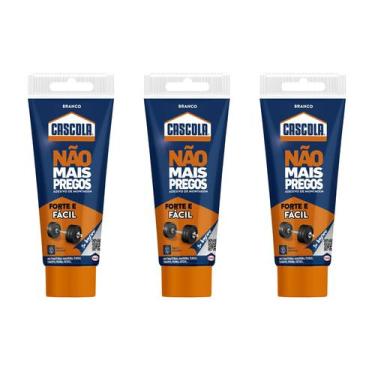 Imagem de Kit com 3 Adesivos de Montagem Não Mais Pregos 85g Cascola