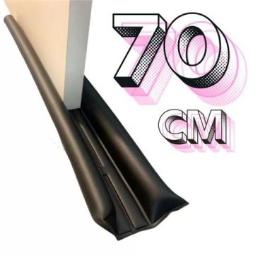 Imagem de Veda Porta Protetor Rolinho 70cm e 80cm Impermeável Proteção Dupla Pre