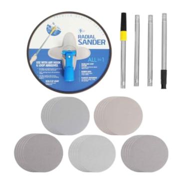 Imagem de Xgdsnly Lixadeira para Drywall com Haste de Extensão para Paredes E Tetos, Redonda E Resistente de 9 Polegadas