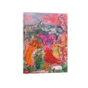 Imagem de Colorida Pintura arte parede lona-Impressões famosas-Fotos para decoração quarto sala de estar(torno galo vermelho) 60x85cm-23x33in Tela Embrulhada