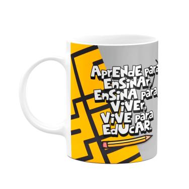 Imagem de Caneca Professor - Vive para educar - Coruja