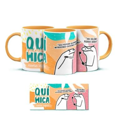 Imagem de Caneca de Porcelana – Profissões em Estampa Divertida | Porcelana 325ml (Quimica)