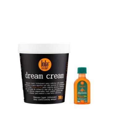 Imagem de Kit Lola Dream Cream Masc 200ml + Pinga! Óleo Cenoura e Oliva 50ml - L
