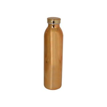 Imagem de Garrafa Esportiva Inox Dourada 600 ml - Importado