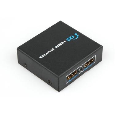 Imagem de Splitter 1 x 2 1 Entrada 2 Saídas hdmi 1080p 3D Duplicador