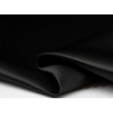 Imagem de Oavieh Tecido de cetim crepe Momme 16, 111 cm de largura, macio e luxuoso, para pijama, cachecóis, fronha e artesanato DIY