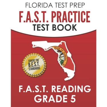 Imagem de Livro de teste prático FLORIDA TEST PREP F.A.S.T. Reading Grade 