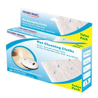Imagem de Techko Kobot Panos de limpeza descartáveis úmidos 12 unidades (para RV318 e RV337)
