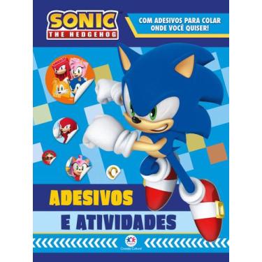 Imagem de Livro - Sonic - Adesivos e atividades