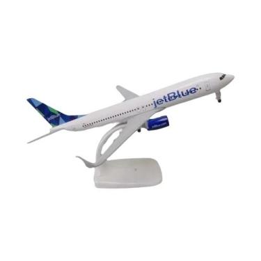 Imagem de Brinquedo De Avião De Metal Diecast B737 Série 20cm Com Rodas Para Men