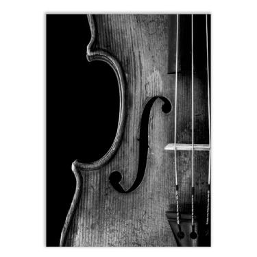 Imagem de Placa Decorativa Violoncelo Ilustração Foto Preto Branco Decoração Poster Quarto Sala