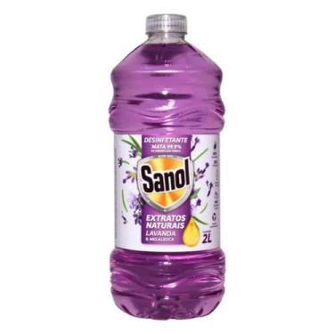 Imagem de Desinfetante extratos naturais lavanda e melaleuca 2l sanol