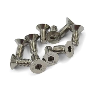 Imagem de Parafusos de rotor de freio – Compatível com Honda – Compatível com Acura – Pacote com 10 unidades de aço inoxidável