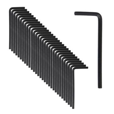 Imagem de Antrader Conjunto de chaves hexagonais Allen de 3 mm em forma de L - ferramenta de reparo e instalação de 30 peças, preta