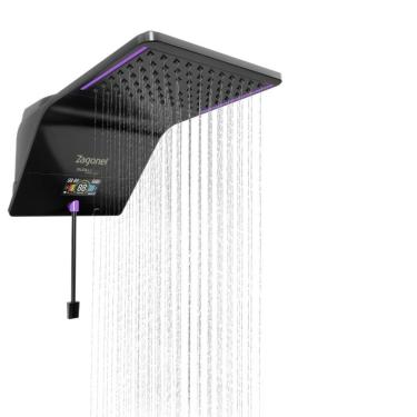 Imagem de Ducha Eletrônica Premium Ducali Black Zagonel 5500W 127V