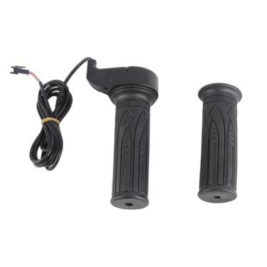 Imagem de MUNEFE 1 PAX BICKETLETLETLETLETLETLETLETL, alça de acelerador de bicicleta elétrica, alça de bicicleta elétrica para 12V 24V 36V 48V 72V tensão