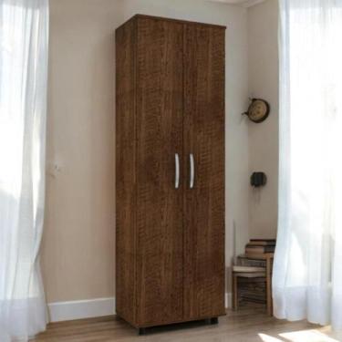 Imagem de Armário Multiuso com Prateleiras Sofisticado Safira Malbec - Mobiliar 