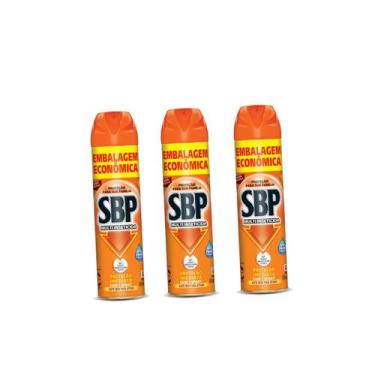 Imagem de Inseticida SBP Aerossol Tradicional Kit 3