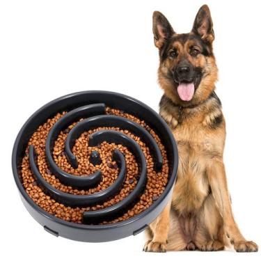 Imagem de Taça de alimentação lenta JASGOOD para cães grandes e médios, capacida