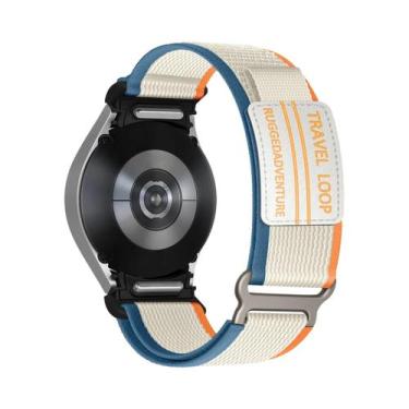 Imagem de Pulseira De Nylon De 40mm 44mm 45mm Para Samsung Galaxy Watch 7 6 5 4 