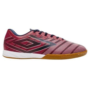 Imagem de Chuteira Futsal Umbro Velocita Elixir Club, Vermelho, 41
