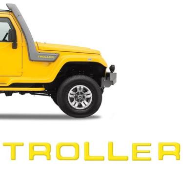 Imagem de Adesivo P/ Troller T4 2008/2014 Chaminé Amarelo Genérico - SPORTINOX, 