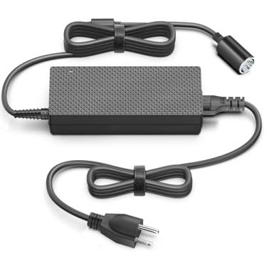 Imagem de CASIMY Adaptador conversor de energia P-1001 12V 10A compatível com Green Mountain Grills GMG Davy Crockett P-1001 P1001 ACT-120100 ACT120100 DB/JB Grills GMG-ADP10A GMGADP10A Cabo de alimentação