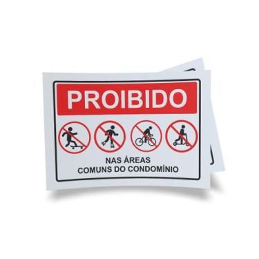 Imagem de Kit 3 Placas sinalização 15x21cm EM PVC PL(266) - Tema: Bicicletário -