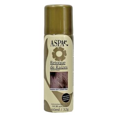 Imagem de Spray Retoque Raízes Instantâneo Castanho Claro ASPA 60ml