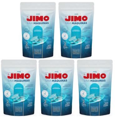 Imagem de KIT 5 pacotes Limpa Máquinas De Lavar Louças 10 Pastilhas de 17g cada 