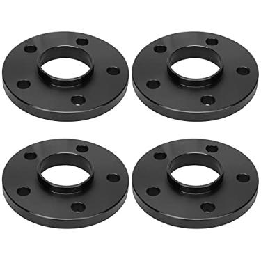 Imagem de IRONTEK Espaçadores de roda de 5 x 112 mm com espessura de 15 mm furo do cubo 66,56 mm para Audi A4/A4 allroad/A5/A6, para Mercedes-Benz C250/C300/C350/CLS400/CLS450/CLS500, para BMW X1/X3 4 peças
