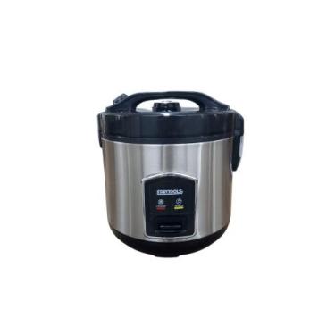Imagem de Panela elétrica arroz 1 litro 220V antiaderente com tampa trava vapor 