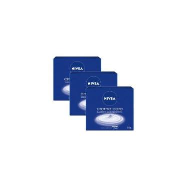 Imagem de Kit 3 Sabonete em Barra Nivea Creme Care 90g