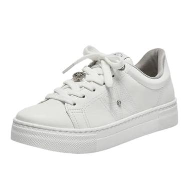 Imagem de Tênis Feminino Via Marte com Pingentes Strass Branco - 34