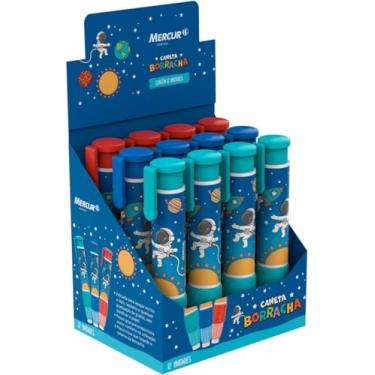 Imagem de Kit de Borrachas Caneta, Mercur, Sistema Solar, Sortido, 12 Unidades