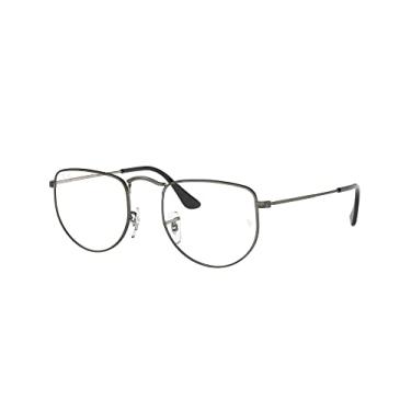 Imagem de Ray-Ban Rx3958v Elon Armações redondas para óculos de grau, Lente de demonstração/metal antigo, 50 mm