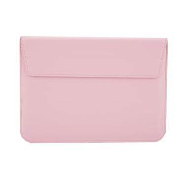 Imagem de YSCLBAHUKE Capa de couro PU para laptop com suporte para MacBook 2025 Air13 M4 A3240 M2 M3 A2681 A3113 Pro13 A2289/A2251/A2338 M1 M2 2012-2017 Air13 A1466/A13699/A13699 , rosa