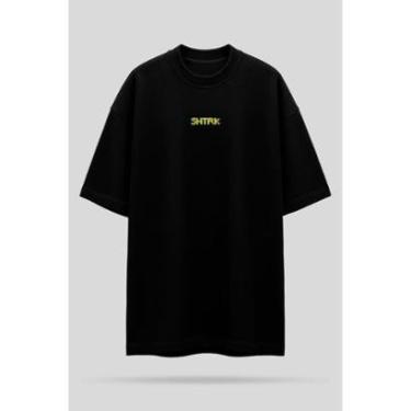 Imagem de Camiseta Oversized Shatark Pac Man - Preto-Masculino