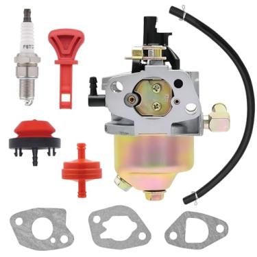 Imagem de NIMTEK Carburador 951-14026A com filtro de combustível de vela de ignição para MTD 951-14027A 951-10638A 751-10638 751-10638A HUAYI 165S 165SA Troy-Bilt Storm 2410 2420 2620 2620 690 2 Lançador de