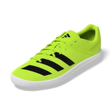 Imagem de adidas Tênis masculino Throwstar Track and Field, Limão lúcido/preto/prata metálico, 41