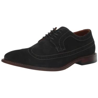 Imagem de STACY ADAMS Sapato Oxford masculino Marligan Wingtip, Cinza escuro, 13 Wide