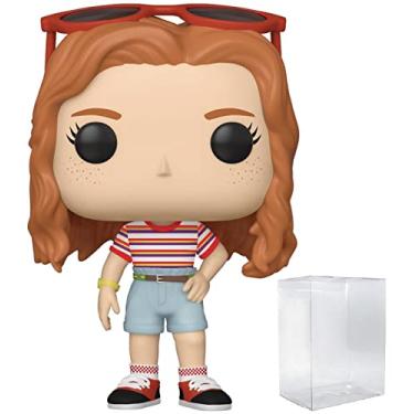 Imagem de POP [Stranger Things - Max Mayfield (Mall Outfit) Funko Vinyl Figure (Bundled with Compatible Box Protector Case), Multicolor, 3.75 inches