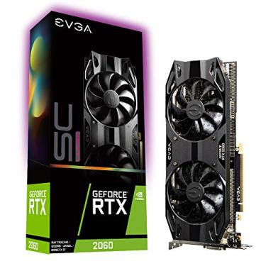 Imagem de EVGA 06G-P4-2067-KR GeForce RTX 2060 SC Ultra Gaming, 6GB GDDR6, ventoinhas Dual HDB