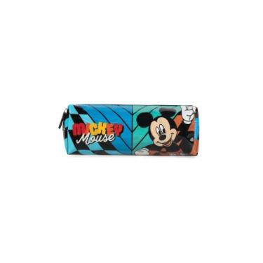 Imagem de Estojo Escolar Masculino Mickey Azul - Bagaggio, U