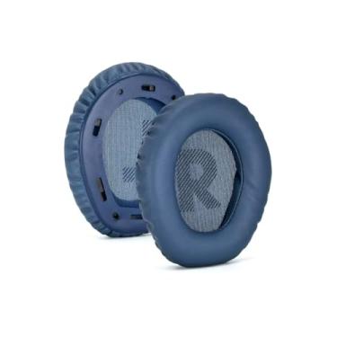Imagem de Espumas Almofadas Geekpads Para Substituição Compativel Com Headset Fone Jbl Quantum 100 Q100 (Azul)