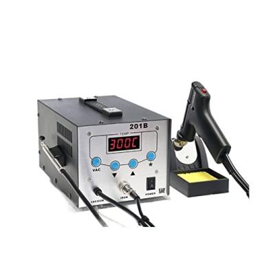 Imagem de Estação de solda Pistola de estanho elétrica de alta frequência, Estação de solda de pistola de estanho antiestática, Caneta de sucção Pistola de estanho Estação de retrabalho de ar quente dois em u