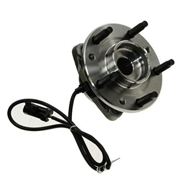 Imagem de TRQ Conjunto de rolamento do cubo da roda dianteira esquerda direita lado do motorista compatível com Chevrolet Blazer 1997-2005 1997-2004 S10 1997-2001 GMC Jimmy Sonoma 1998-2000 Isuzu Hombre